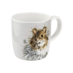 Фарфоровая кружка для кофе и чая "Забавная фауна, Мышь", 400 мл, RWC MMQF4020-XD, Великобритания, Wrendale Designs, Royal Worcester