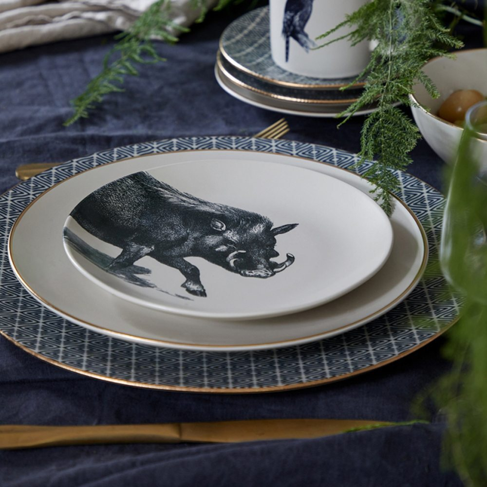 Тарелка закусочная 21,6 см Costa Nova Elements бежевая COP211-00920C