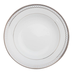 Тарелка суповая Noritake Рочестер Платиновый кант 22,6 см