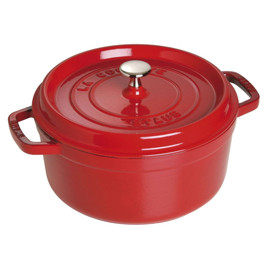 Кокот круглый, 5,25 л, 26 см, вишневый, La Cocotte, Staub