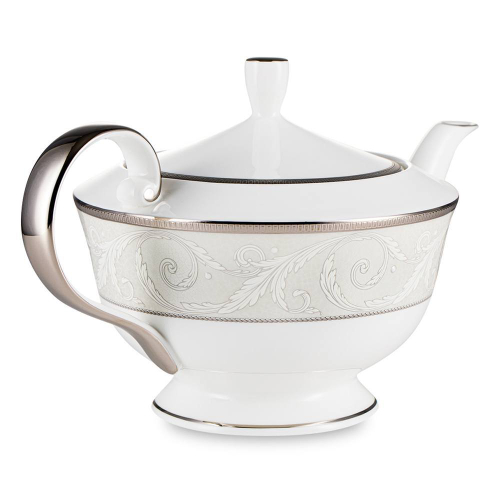 Чайник Narumi Платиновый ноктюрн 940 мл, фарфор костяной