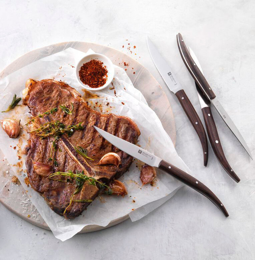 Набор стейковых ножей 4 пр. с рукояткой из палисандра, Steak, Zwilling