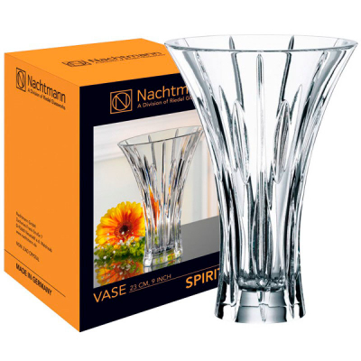 Большая хрустальная ваза для цветов 28 см Spirit Nachtmann Германия