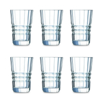 Набор из 6 высоких стаканов объемом 360 мл, Q4357, ARCHITECTE, Cristal d’Arques