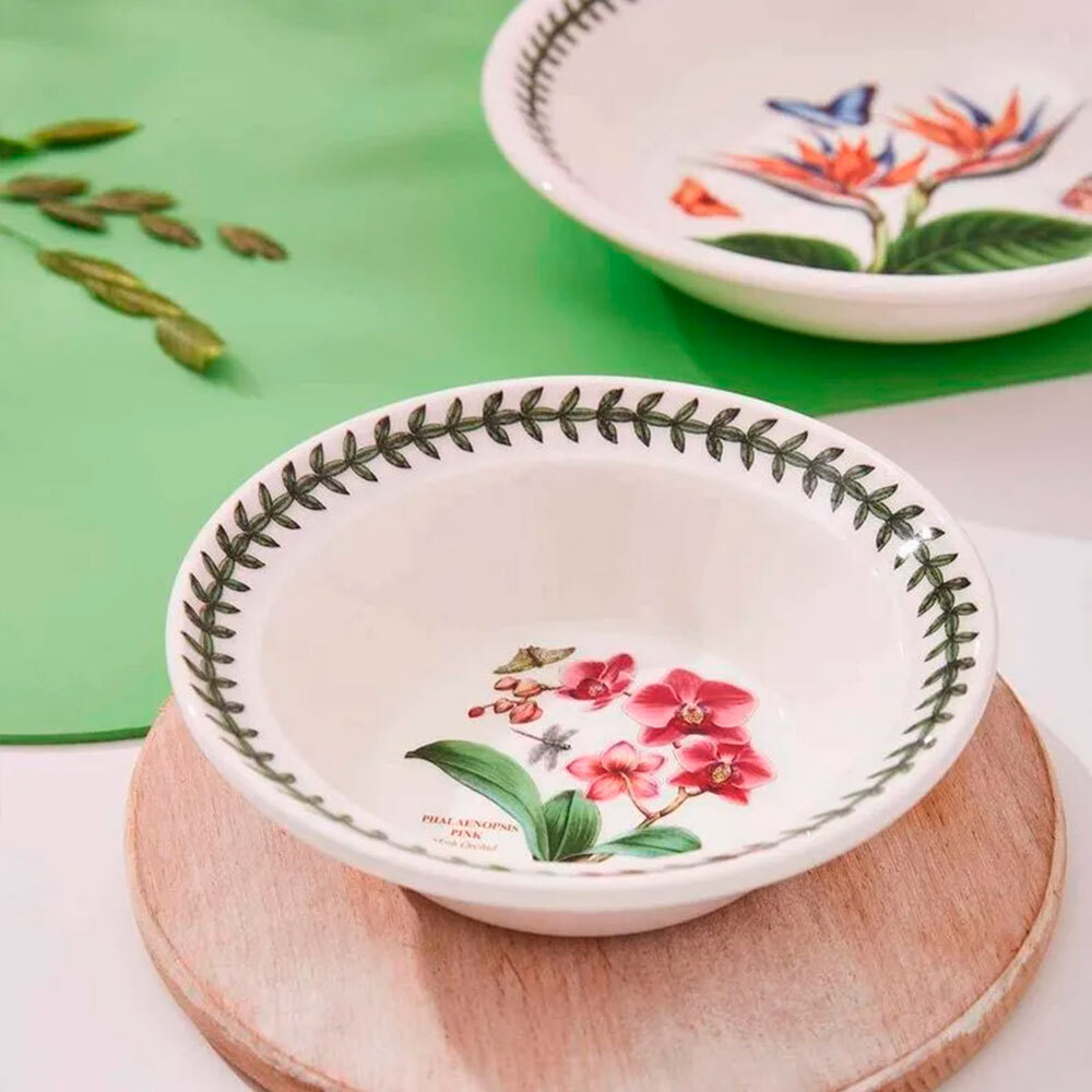 Набор тарелок для каши 6 шт, 15 см, Portmeirion "Ботанический сад. Экзотические цветы" PRT-EG05202 Этикет