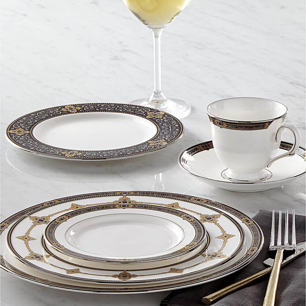 Купить набор суповых тарелок "Классические ценности" 6 шт, 23 см, фарфор, LEN6089346-6, Vintage Jewel, Lenox в онлайн-магазине Этикет