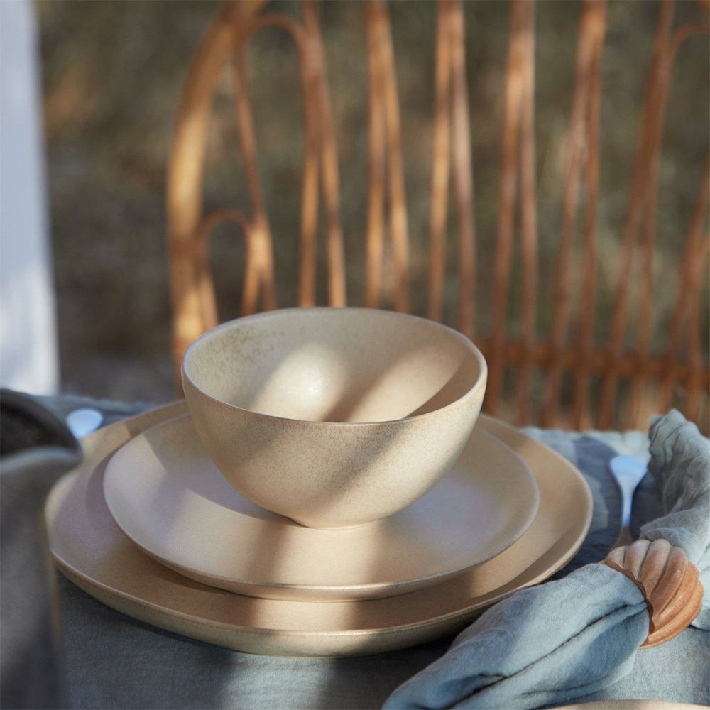 Тарелка закусочная 21,7 см Costa Nova Livia золотая