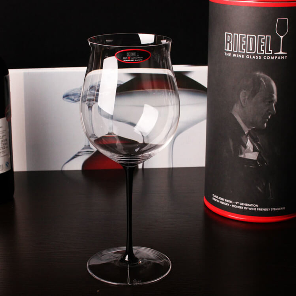 Хрустальный бокал ручной работы для красного вина Burgundy Grand Cru, 1050 мл, Sommeliers Black Tie, Riedel