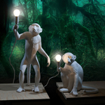 Настольная лампа Monkey Lamp Outdoor Standing, Seletti
