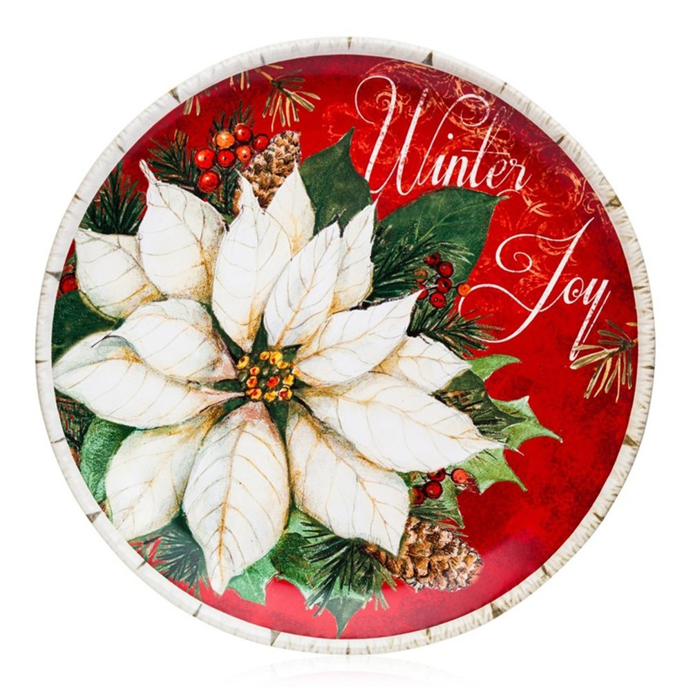 Тарелка обеденная Радость 28 см Certified Int. Зимний сад