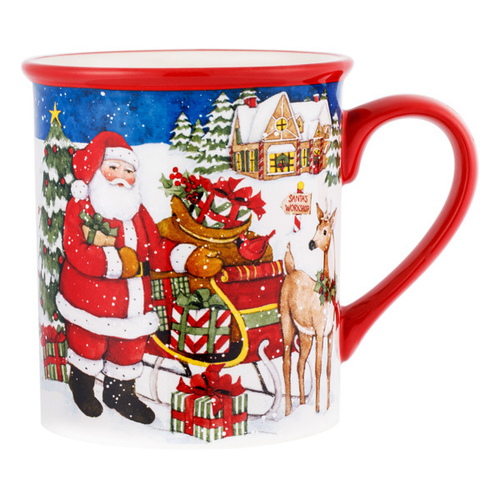 Кружка Коробки с подарками 470 мл Certified Int. Мастерская Санта-Клауса