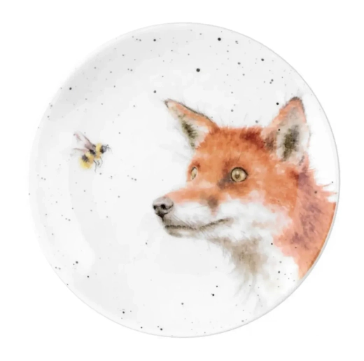 Десертная тарелка фарфоровая "Забавная фауна. Лисица", 16,5 см, Royal Worcester