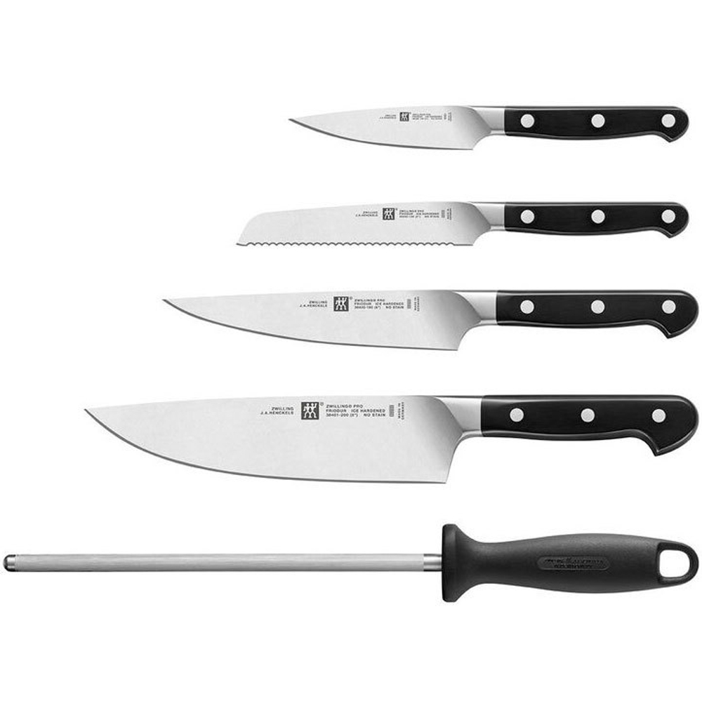 Набор ножей 6 предметов в подставке,  ZWILLING Pro, Zwilling