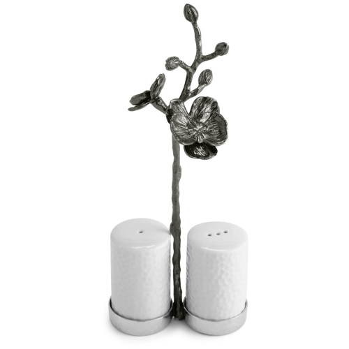 Набор солонка и перечница Michael Aram Чрная орхидея 21,5 см, фарфор