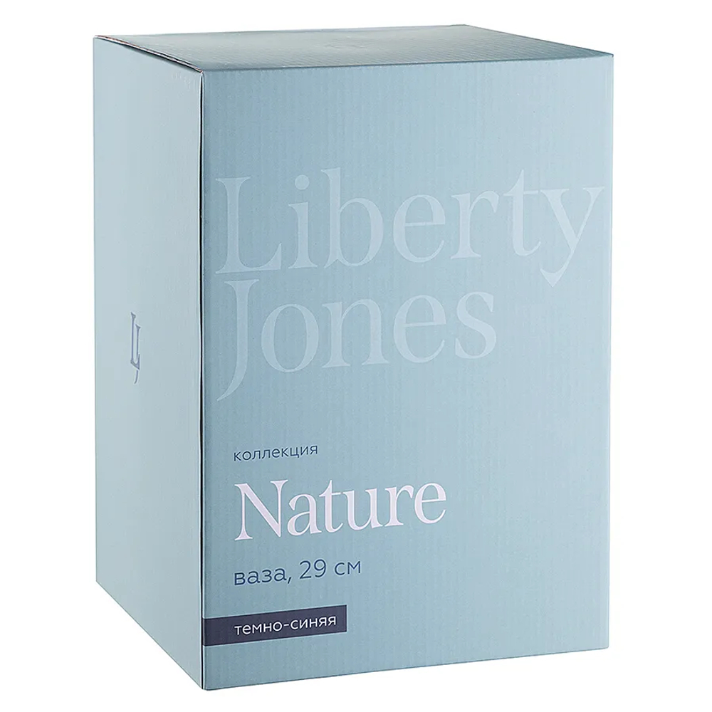 Ваза Nature, 29 см, темно-синяя, Liberty Jones