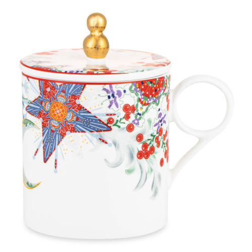 Кружка с крышкой 350 мл Mix&Match Home Счастливая Звезда