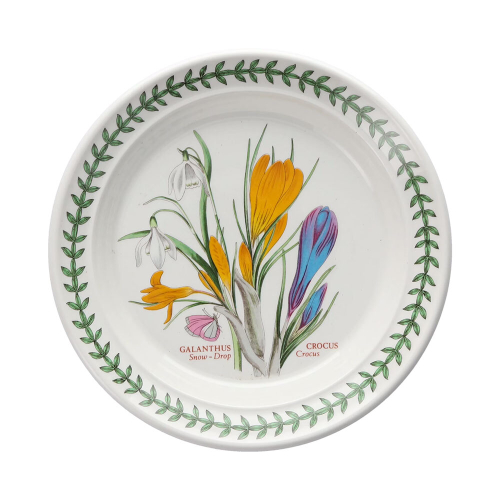 Тарелка закусочная Portmeirion "Ботанический сад. Подснежник / Шафран" 21,5см