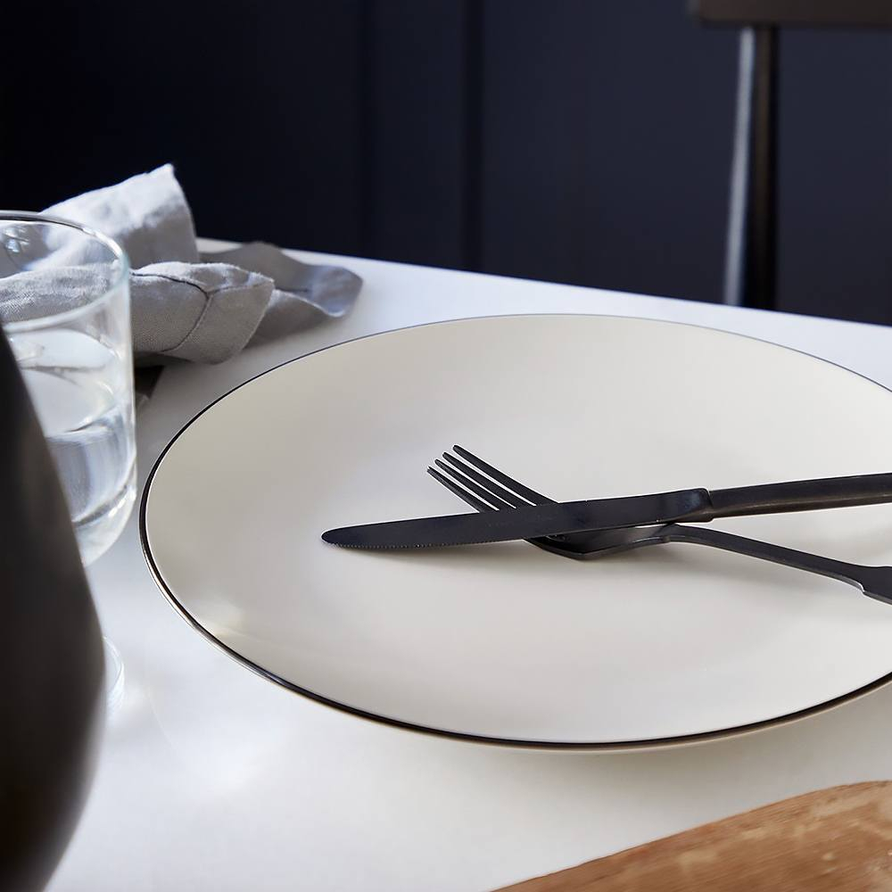 Тарелка закусочная керамическая 21 см Costa Nova Augusta бежевая