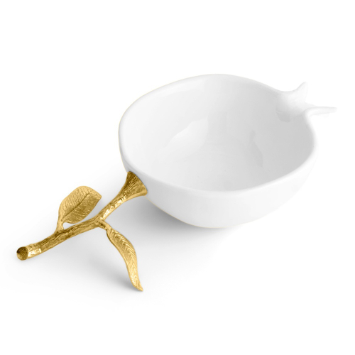 Чаша для орехов Michael Aram Гранат 19 см, фарфор, латунь