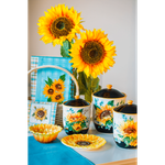 Тарелка десертная Подсолнух 21,5 см Certified Int. Солнечный сад