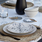 Тарелка пирожковая 11,5х1 см Costa Nova Augusta Little Garden черная