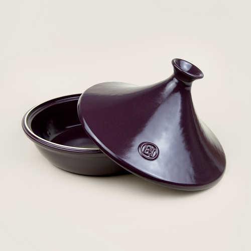 Тажин керамический, 2 литра, 27 см, Emile Henry, цвет: инжир, лимитированная коллекция