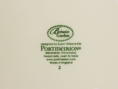 Тарелка суповая Portmeirion "Ботанический сад. Вьюнок" 21,5см