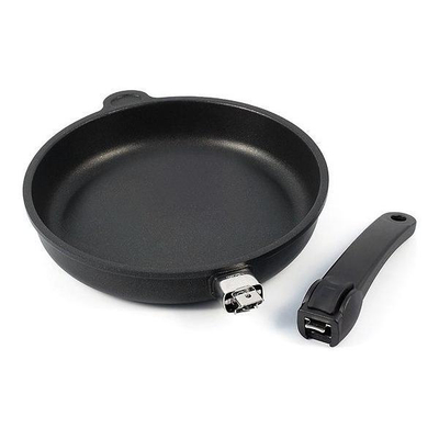 Купить Алюминиевую сковороду с антипригарным покрытием для индукционных плит AMT I-724, 24 см, Frying Pans Titan, АМТ в интернет-магазине Этикет