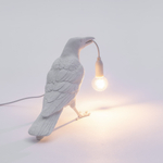 Настольная лампа Bird Waiting White, Bird Lamp, Seletti