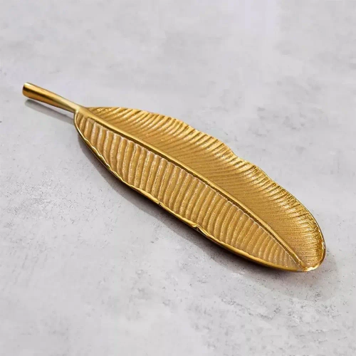 Чаша-лист Michael Aram Лист банана 70 см, сталь нержавеющая