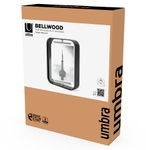 Фоторамка двухсторонняя Bellwood, 19х24 см, черная, Umbra