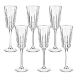 Набор из 6-ти хрустальных фужеров для шампанского Q4351, 170 мл, RENDEZ-VOUS, Cristal d’Arques