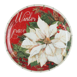 Тарелка обеденная Благодать 28 см Certified Int. Зимний сад
