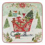 Тарелка пирожковая 15 см Certified Int. Счастливое Рождество