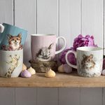 Фарфоровая кружка для кофе и чая "Забавная фауна, Мышь", 400 мл, RWC MMQF4020-XD, Великобритания, Wrendale Designs, Royal Worcester