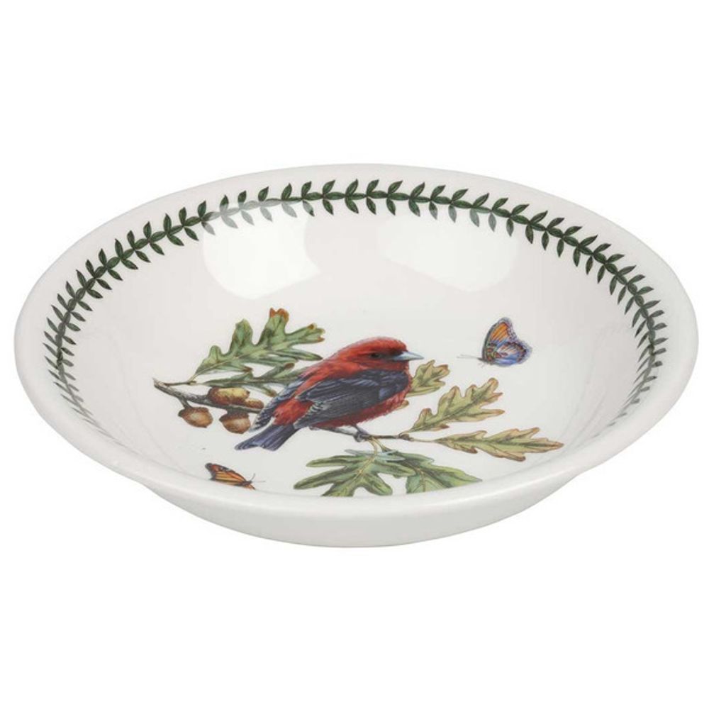 Тарелка для пасты Portmeirion "Ботанический сад.Птицы. Пиранга" 20см