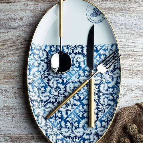 Блюдо овальное среднее 34x21 см, Transatlantica, Vista Alegre