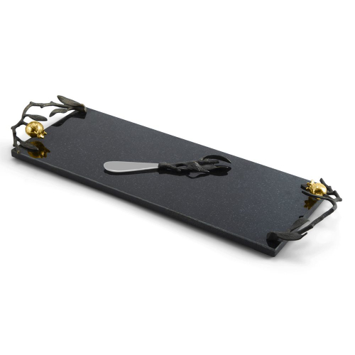 Доска для сыра с ножом Michael Aram Гранат 44х15 см, гранит