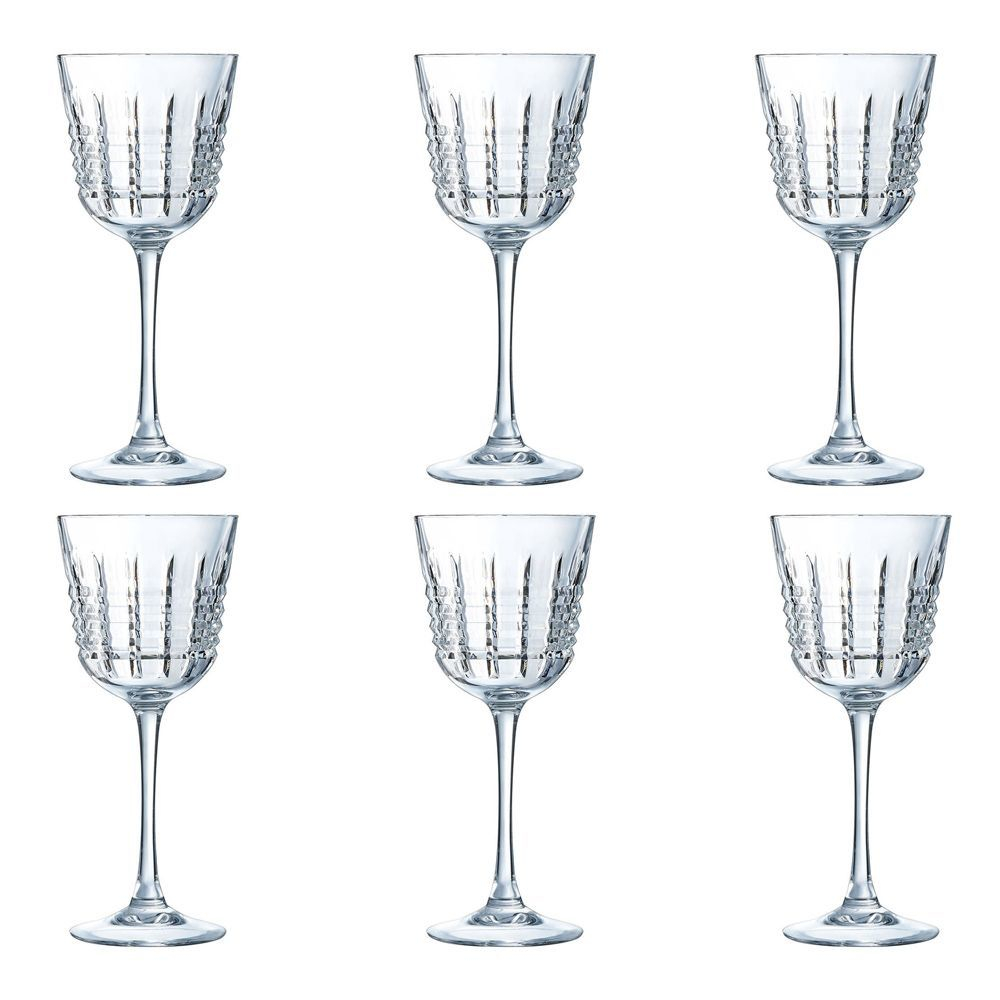 Набор хрустальных бокалов для вина 6 шт., объем 250 мл, RENDEZ-VOUS, Cristal d’Arques (Q4341)