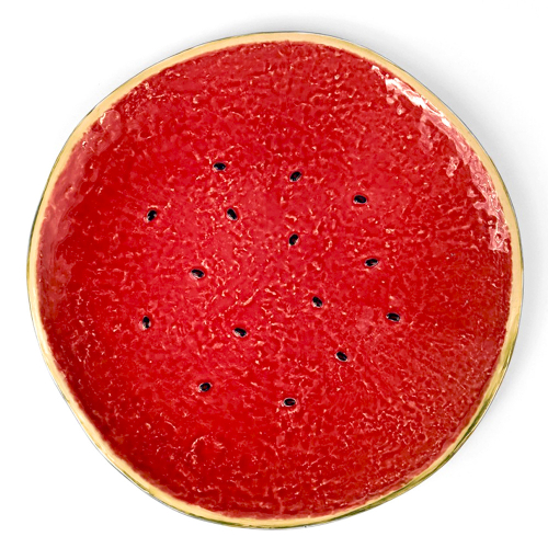 Тарелка подстановочная Bordallo Pinheiro "Арбуз" 32,5 см