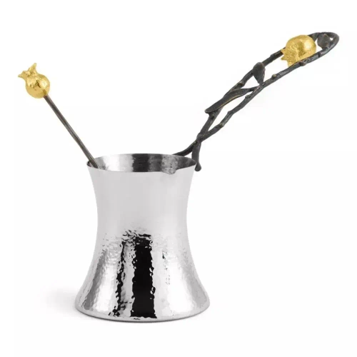 Турка для кофе с ложкой Michael Aram Гранат 23 см, сталь нержавеющая