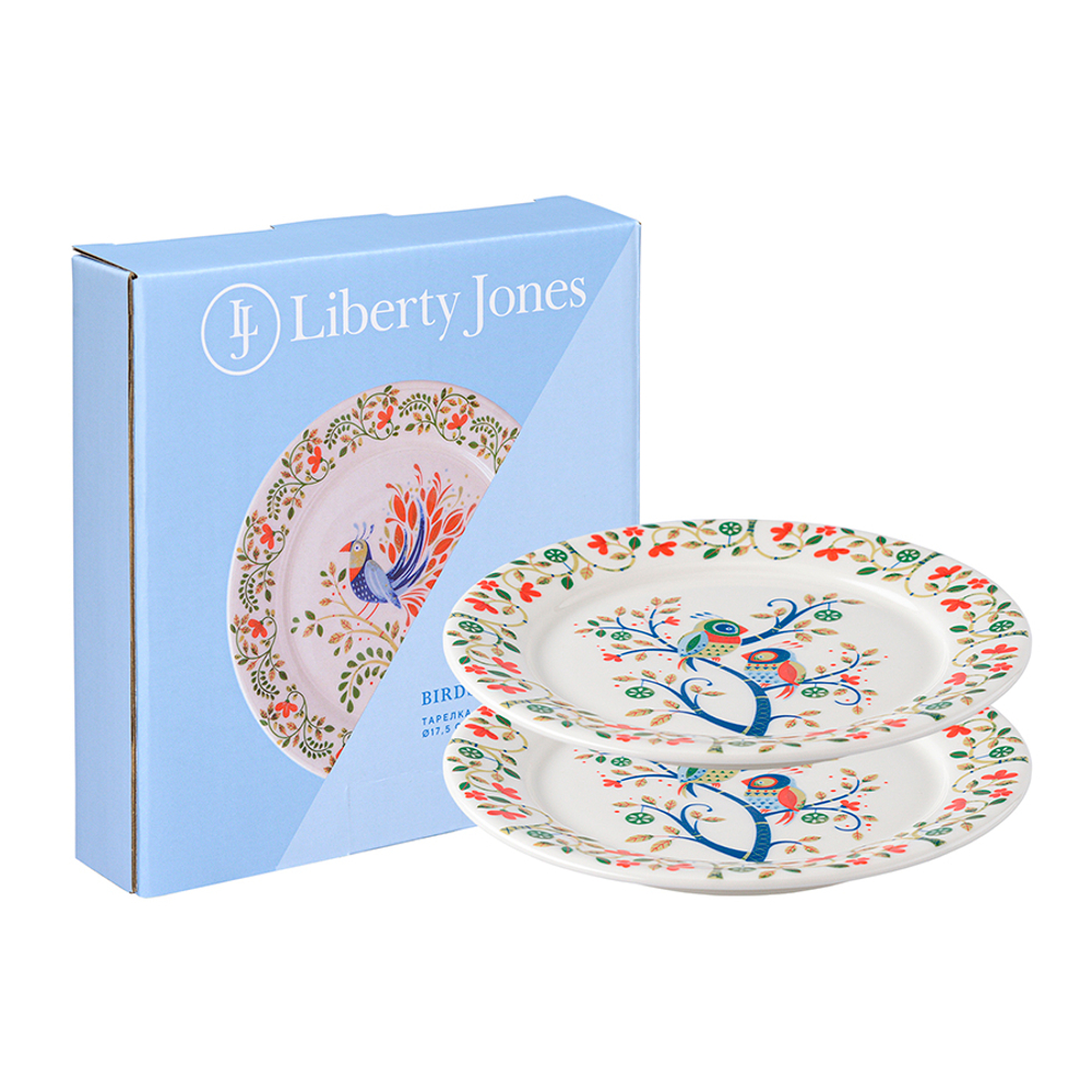 Набор тарелок Love Birds из коллекции Birds of Paradise в подарочной упаковке, ?18 см, 2 шт.