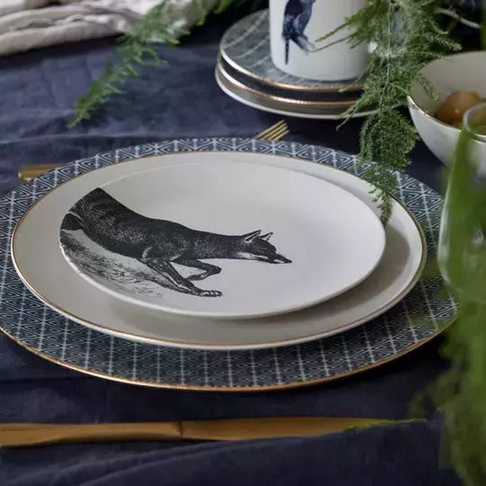 Тарелка закусочная 21,6 см Costa Nova Elements белая COP211-00920B