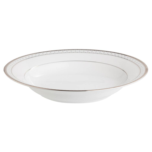 Тарелка суповая Noritake Рочестер Платиновый кант 22,6 см