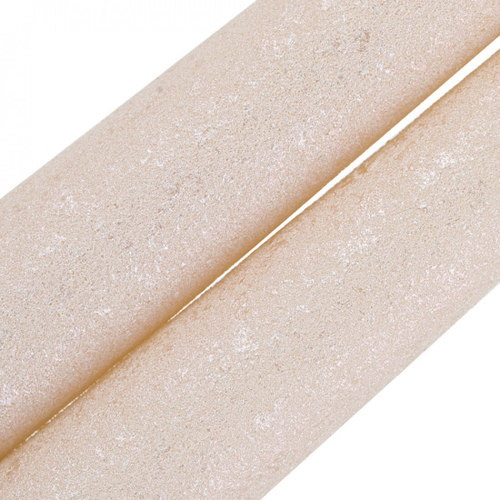 Набор свечей, 30 см, 2 шт, жемчужный металлик, Рустик, Luz Your Senses