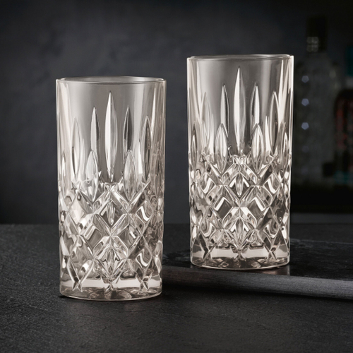 Набор высоких стаканов 2 шт, 395 мл для виски коричневый, Noblesse, Nachtmann