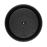 Купить Кокот круглый, 3,8 л, 24 см, черный, La Cocotte, Staub в Этикет