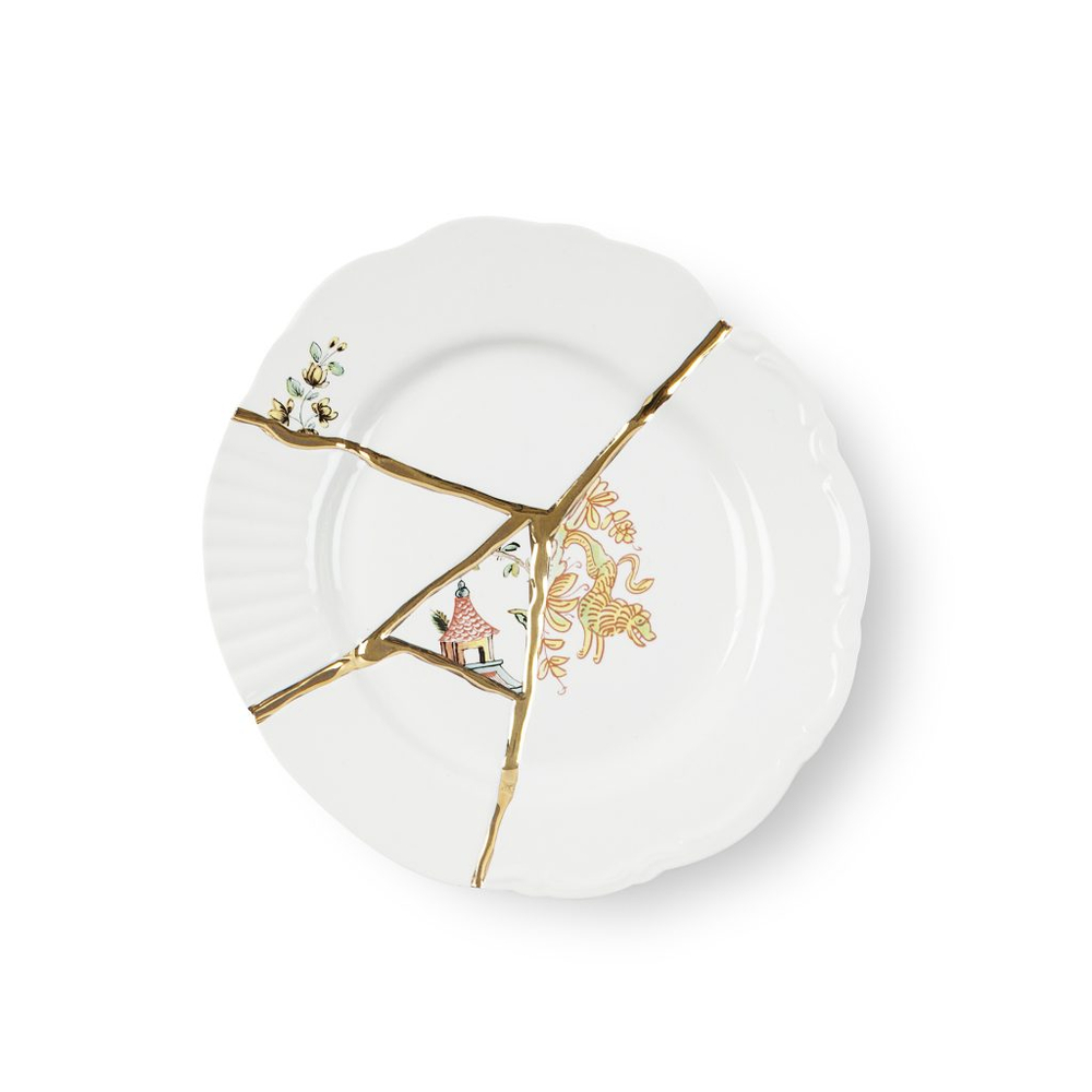 Десертная тарелка 21 см, Kintsugi, Seletti (09602)
