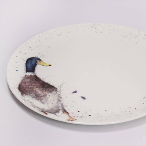 Тарелка обеденная "Забавная фауна. Утка", 27 см, Royal Worcester