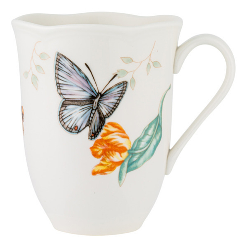 Фарфоровая кружка "Бабочка-Голубянка" 350 мл, Бабочки на лугу, Lenox